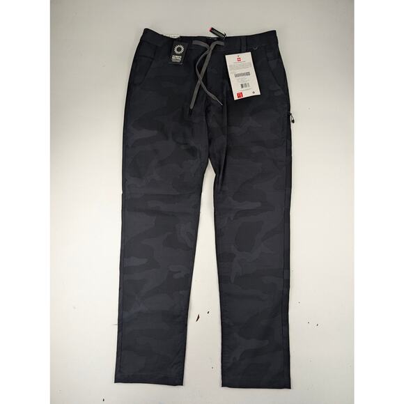 686 Men's 30 x 30 Featherlight Everywhere Chino Pants Black Camo - Picture 7 of 10